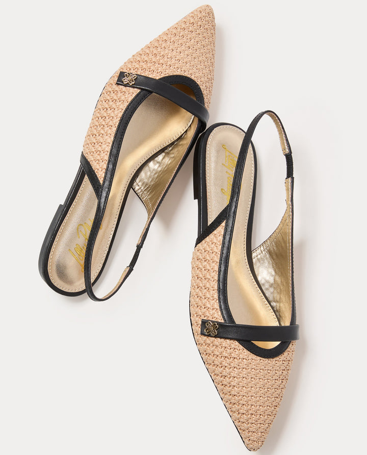 Malia Raffia Slingback