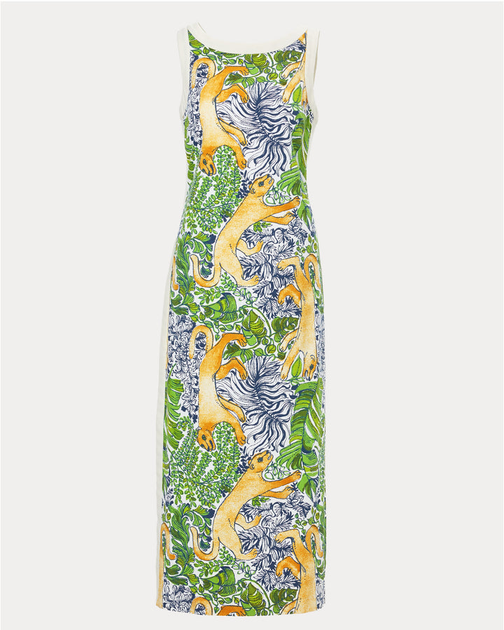 Eleanora Maxi Shift Romper - Multi Palm Prowl