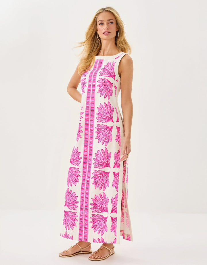 Eleanora Maxi Shift Romper - Pink Bliss Shady Babe