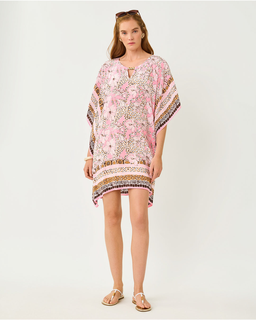 Lindamarie Silk Caftan - Coco Beach Wildness Engineered