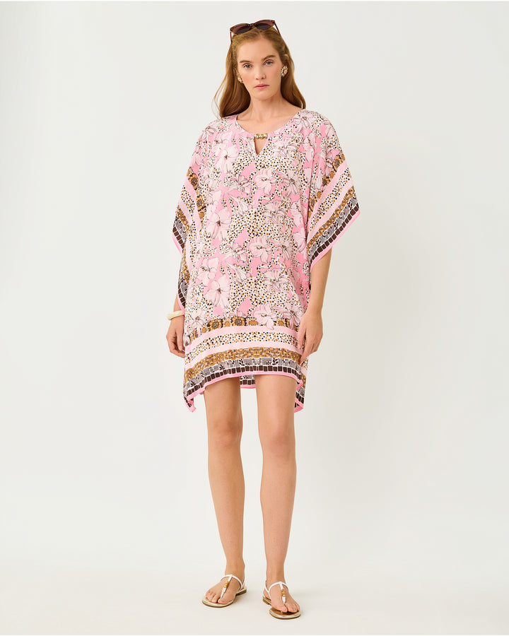 Lindamarie Silk Caftan - Coco Beach Wildness Engineered
