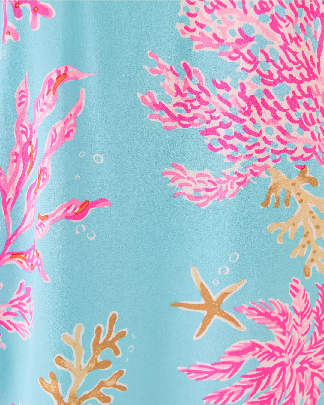 Lindamarie Silk Caftan - Multi Royal Coral