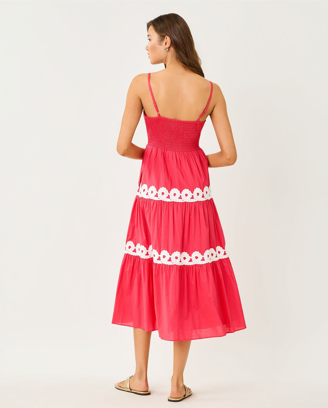 Zanna Midi Dress - Paradise Punch