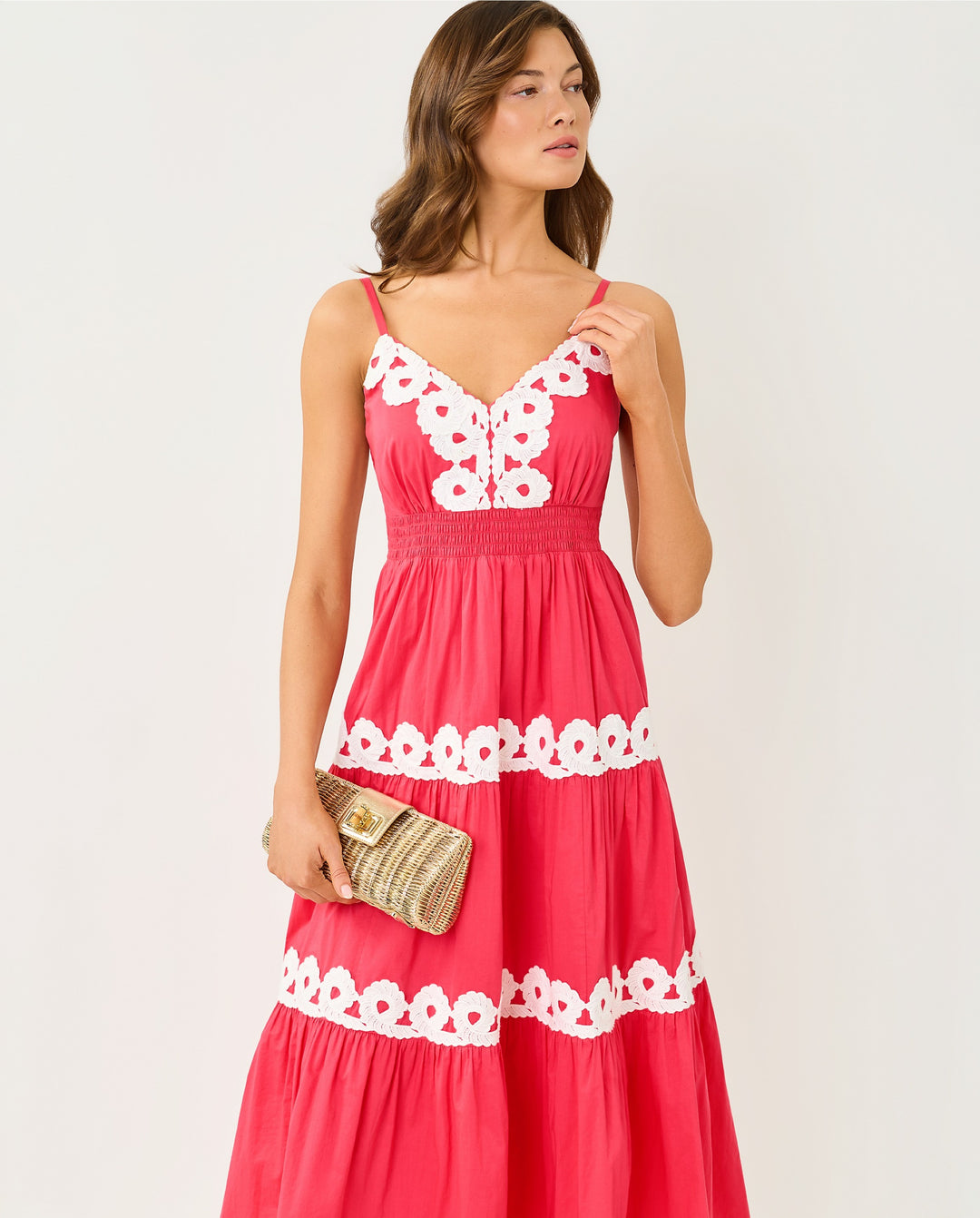 Zanna Midi Dress - Paradise Punch