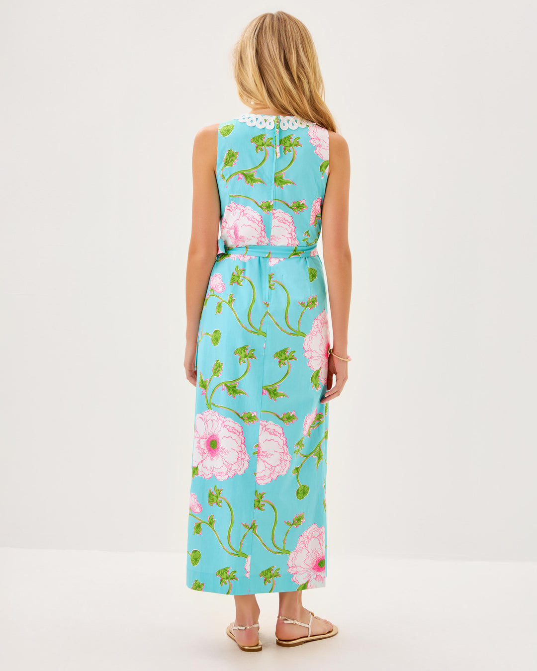 Fresia Stretch Maxi Shift Dress
