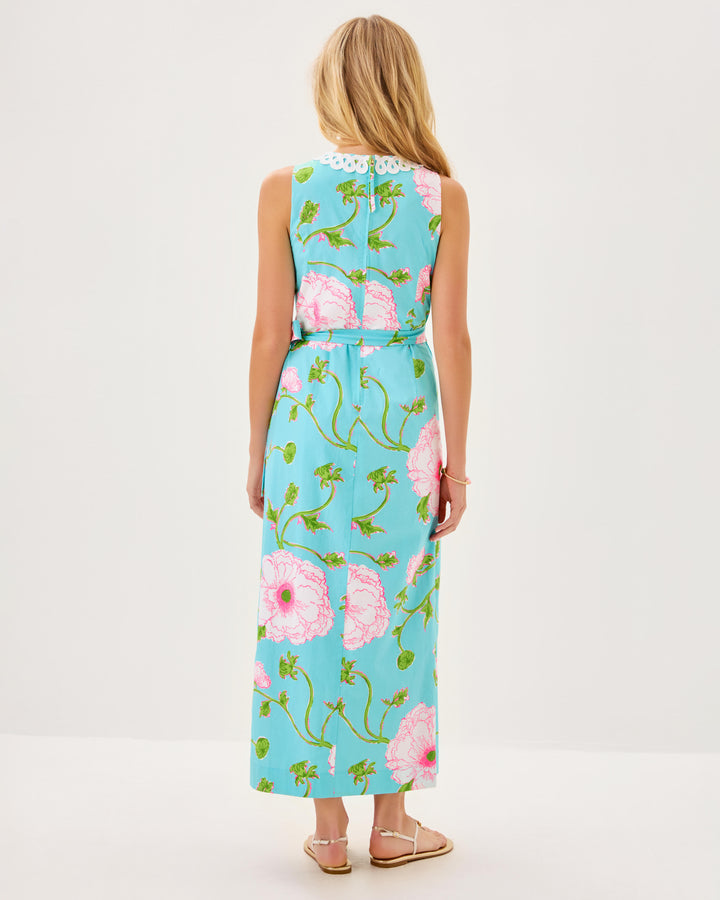 Fresia Stretch Maxi Shift Dress