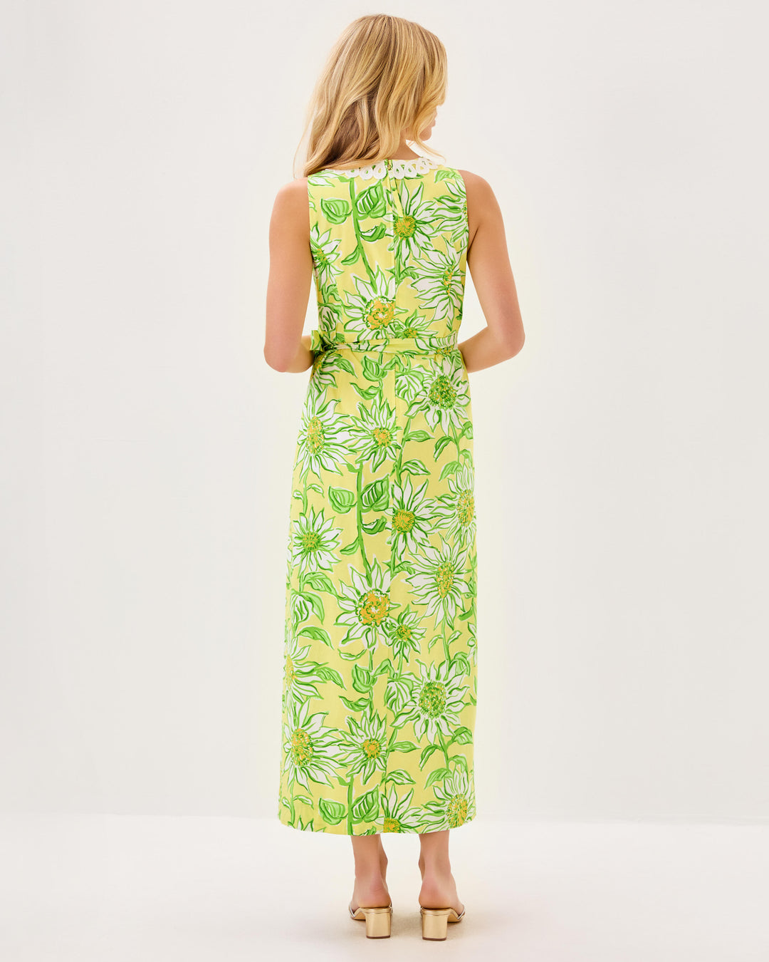 Fresia Stretch Maxi Shift Dress