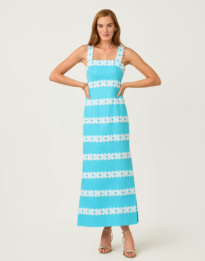 Davis Maxi Dress - Capri Blue