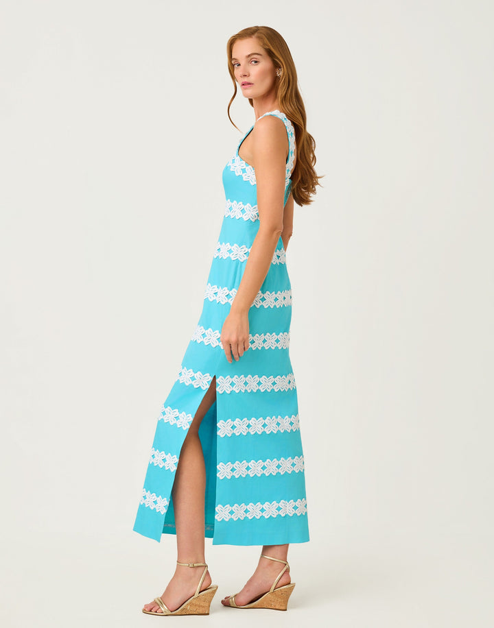 Davis Maxi Dress - Capri Blue