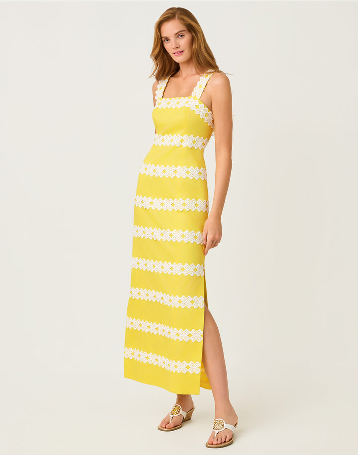 Davis Maxi Dress - Estelle Yellow