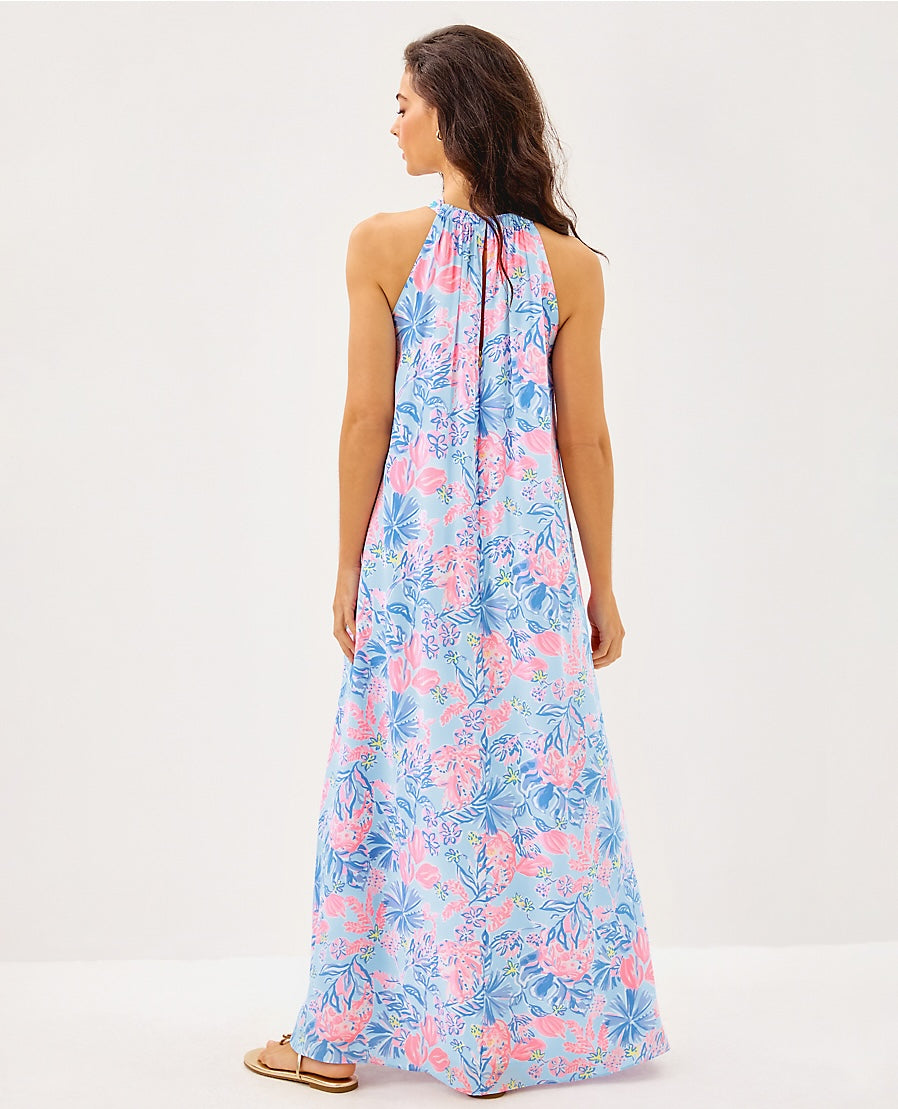 Clairabel Silk Maxi Dress
