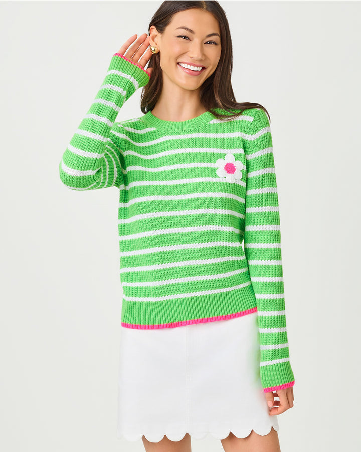 Jovienne Sweater - Jackfruit Green Shine Bright