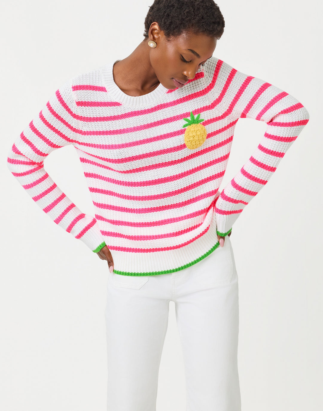 Jovienne Sweater - Resort White Shine Bright