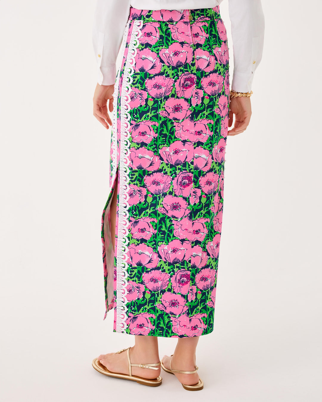 Sanders Maxi Skirt - Low Tide Navy Florrie