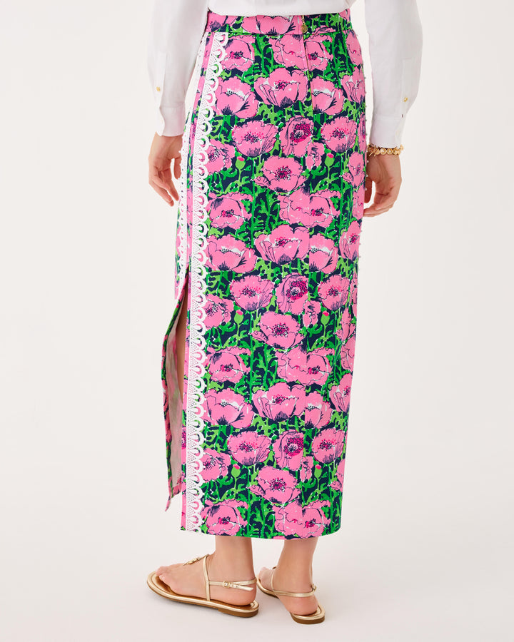 Sanders Maxi Skirt - Low Tide Navy Florrie