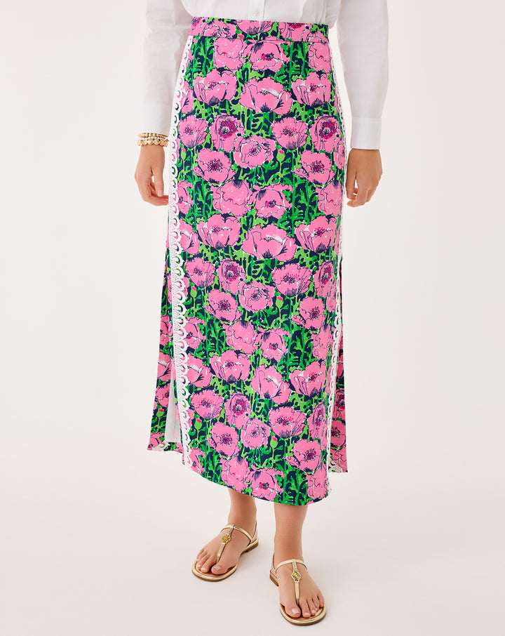 Sanders Maxi Skirt - Low Tide Navy Florrie
