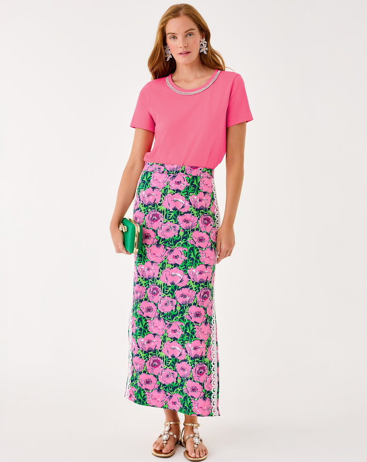 Sanders Maxi Skirt - Low Tide Navy Florrie