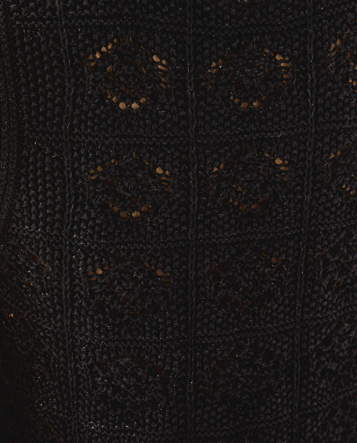 Lenalie Sweater Shell - Black Metallic