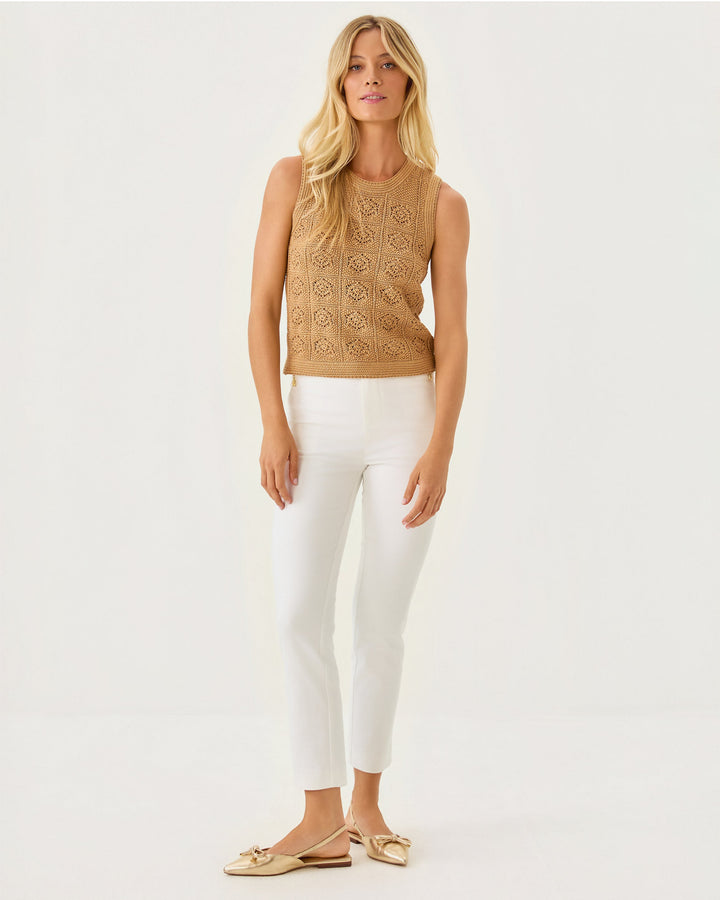 Lenalie Sweater Shell - Rattan Metallic