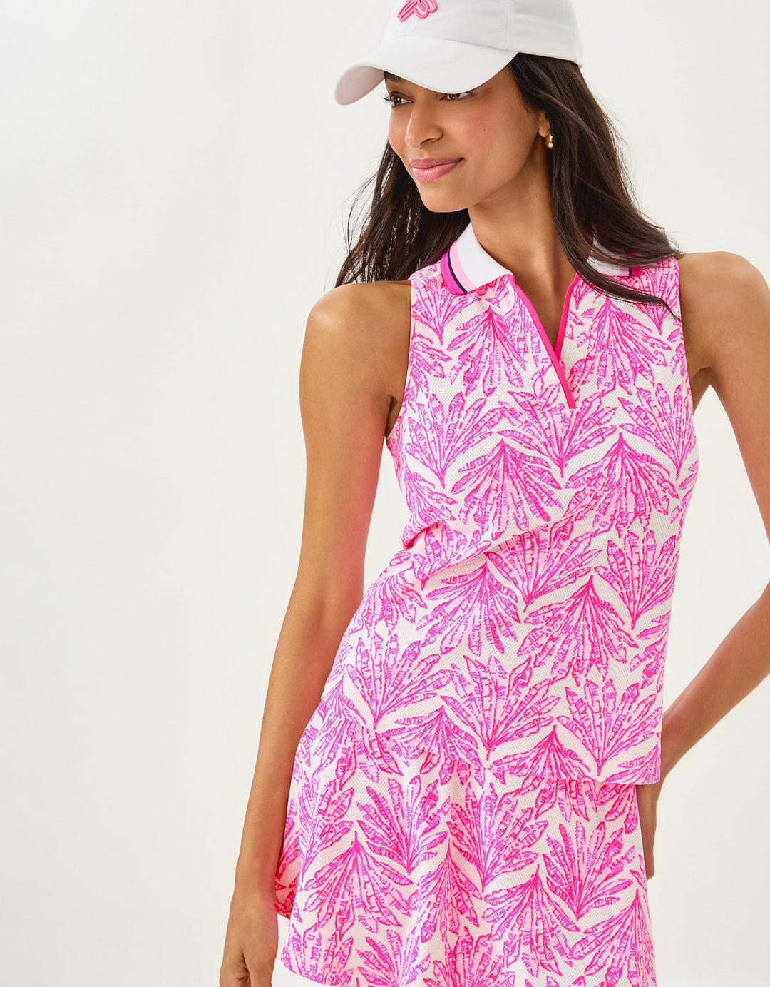 UPF 50+ Luxletic Alister Polo - Pink Bliss Shady Babe