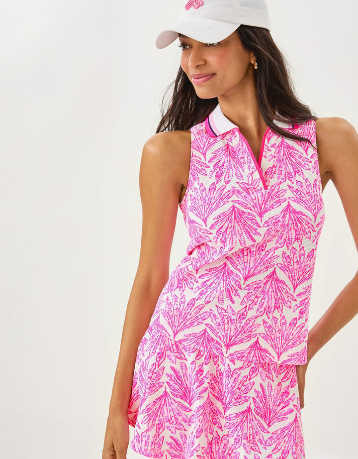 UPF 50+ Luxletic Alister Polo - Pink Bliss Shady Babe