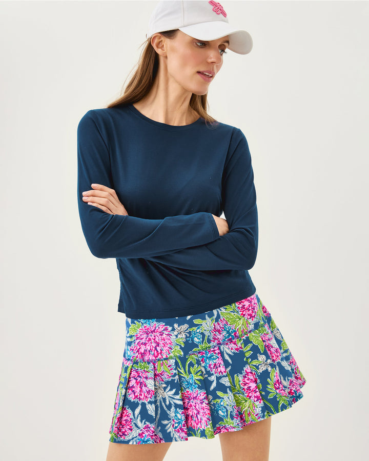 UPF 50+ Luxletic Freesia Pleated Skort