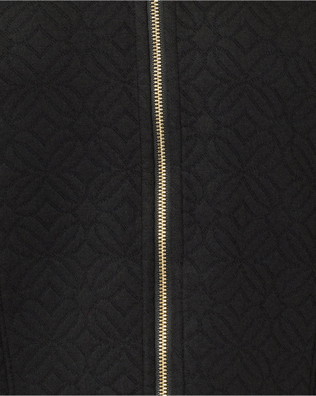 Eleni Zip-up - Noir Butterfly Quilted Knit