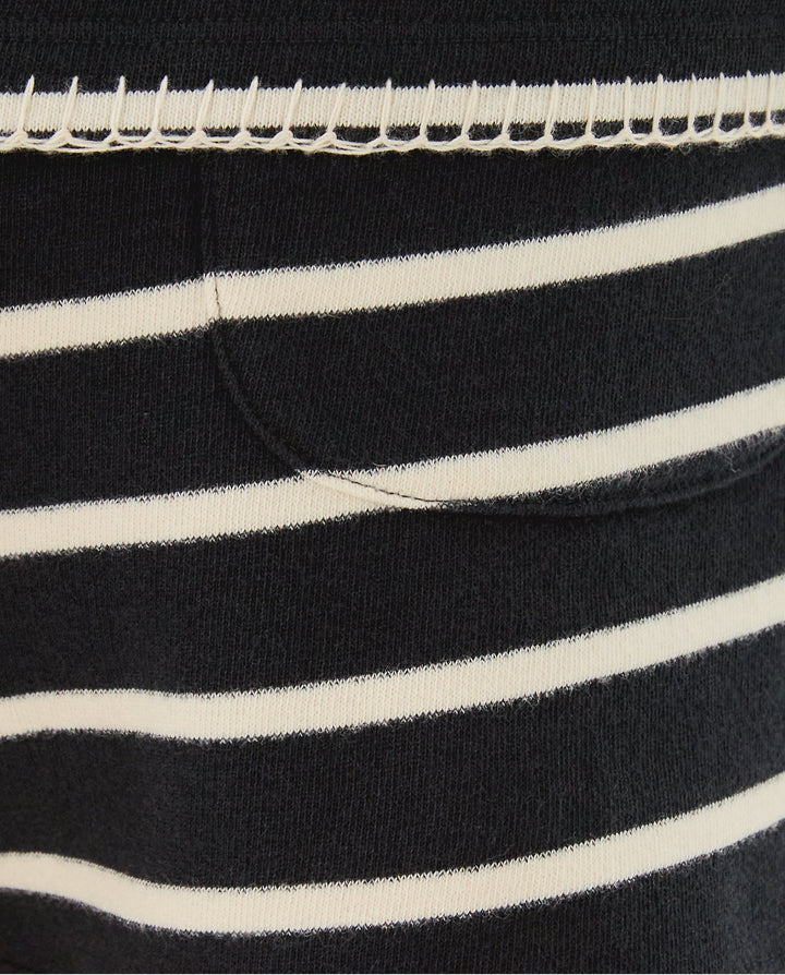 Aubra Short - Noir Legacy Stripe