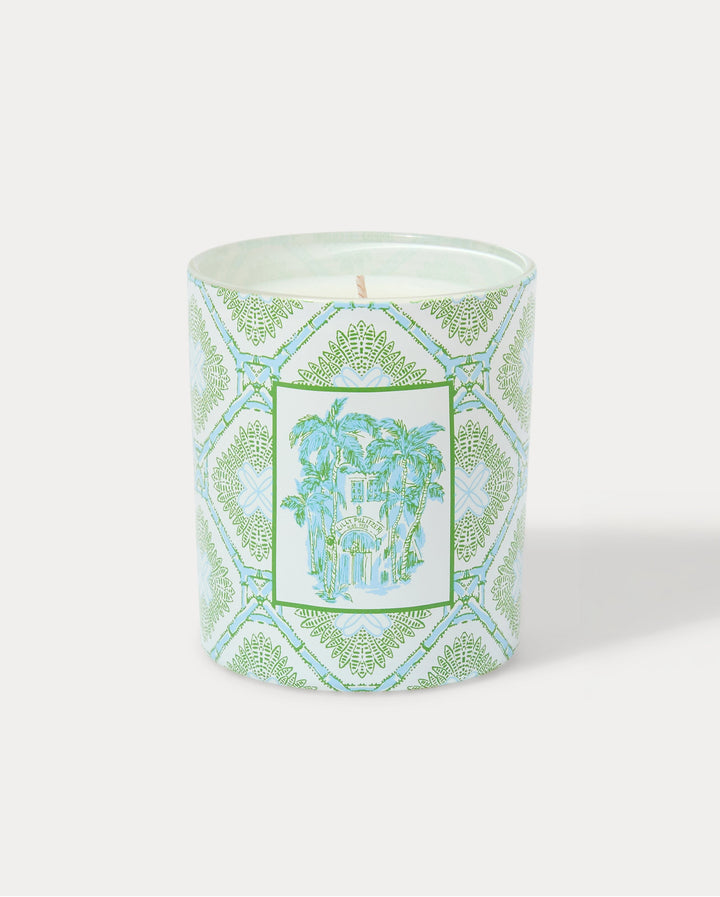 Trellis Printed Candle