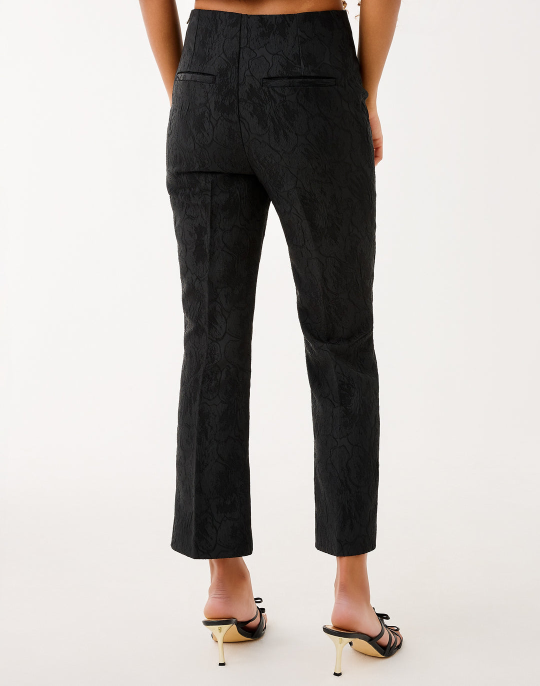 Jarrae High Rise Crop Flare Pant
