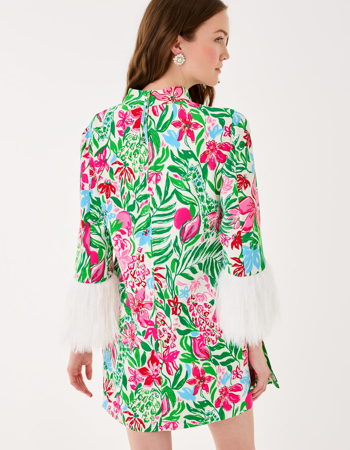 Agnes Skirted Romper - Multi Glowing Gardens