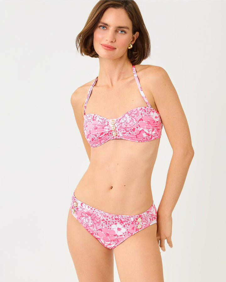 Melita Bandeau Top - Conch Shell Pink Burst of Joy
