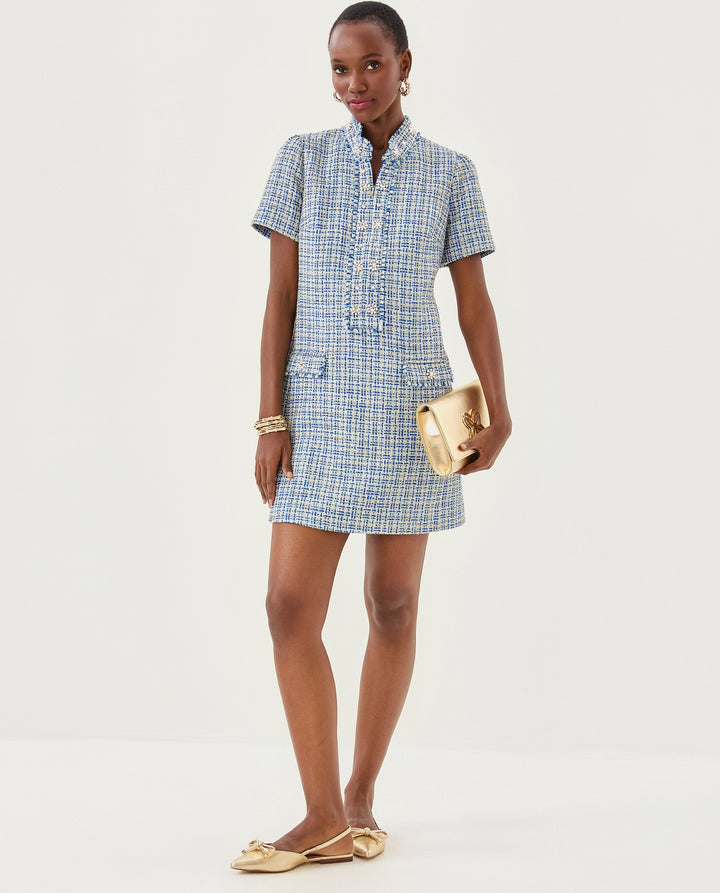 Teddy Boucle Shift Dress