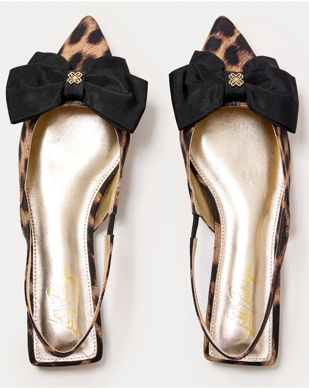 Brit Leopard Bow Slingback Shoe