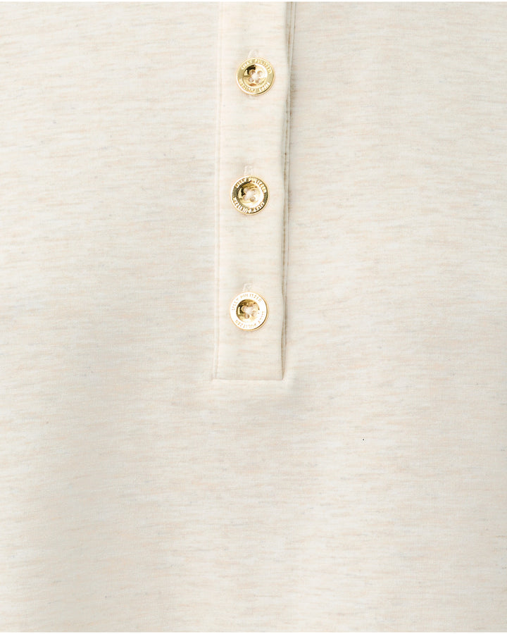 Cowie Upf 50+ Pullover - Heathered Coconut