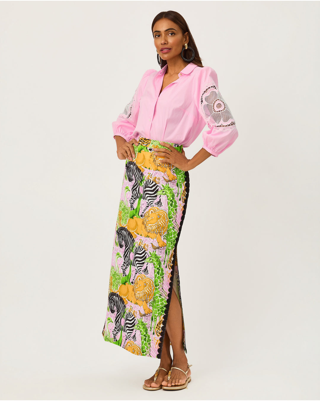 Sanders Maxi Skirt - Multi Lillys Zoo