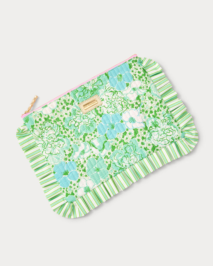 Ruffle Pouch - Mint Condition Burst Of Joy