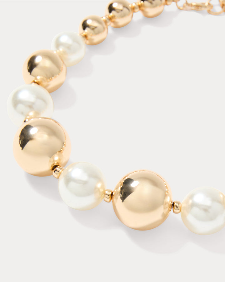 Moonlight Magic Necklace - Gold Metallic