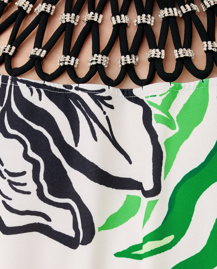 Jaycen Maxi Dress - Coconut Prancing