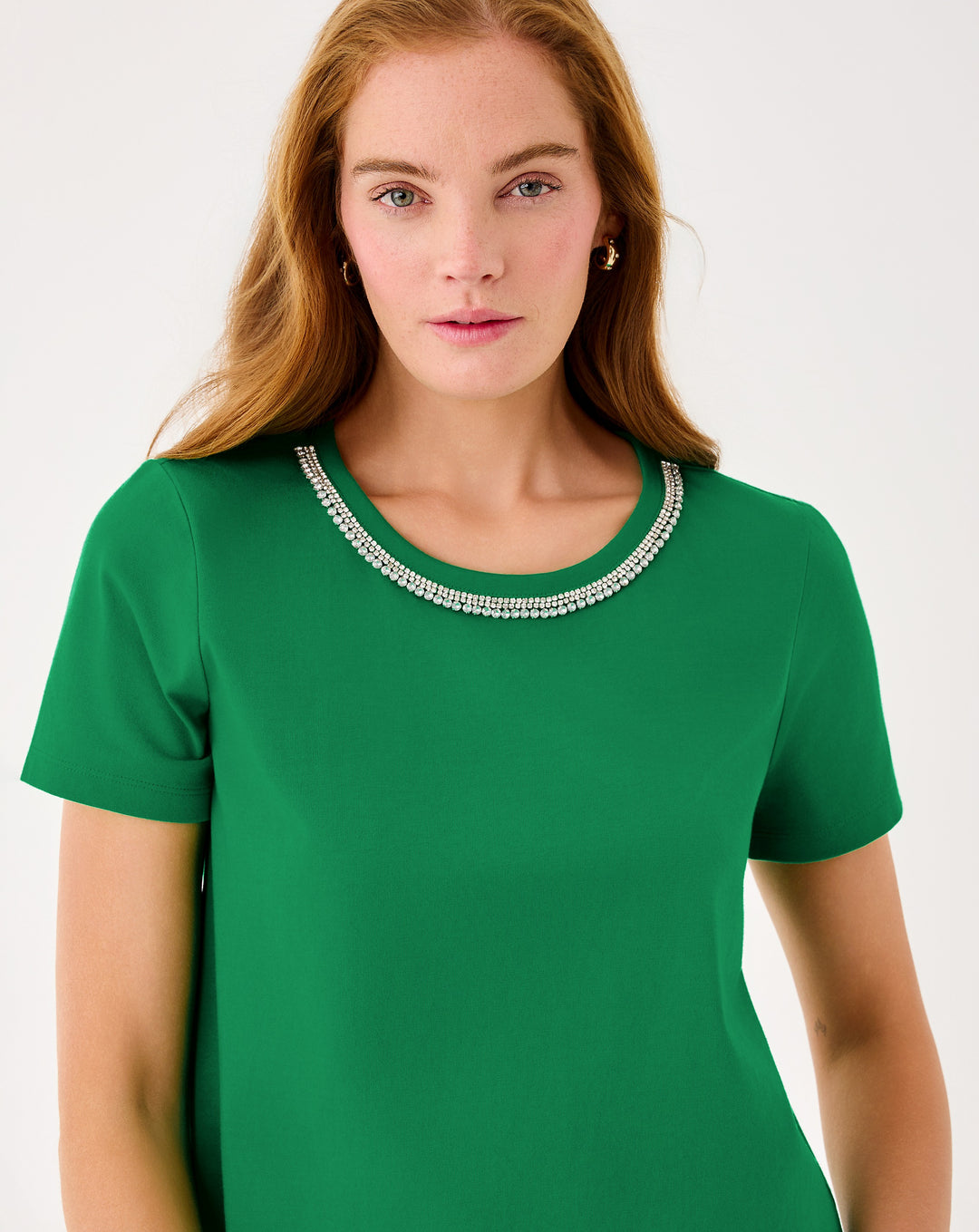 Clairmont Rhinestone Knit Top