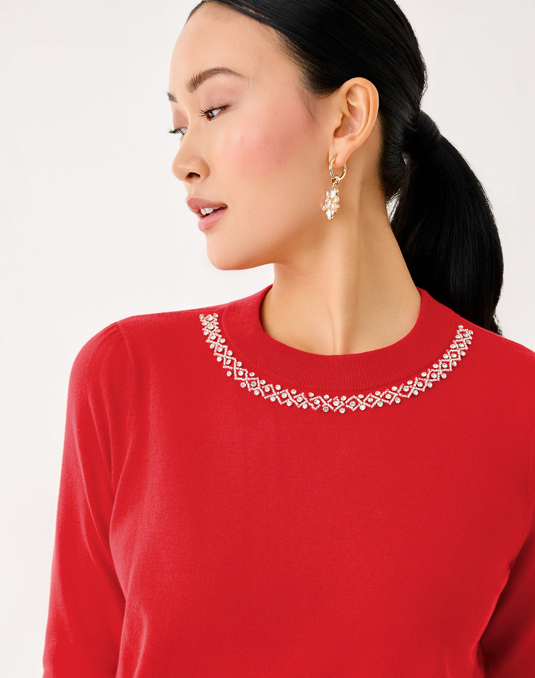 Morgen Sweater - Cranberry Red