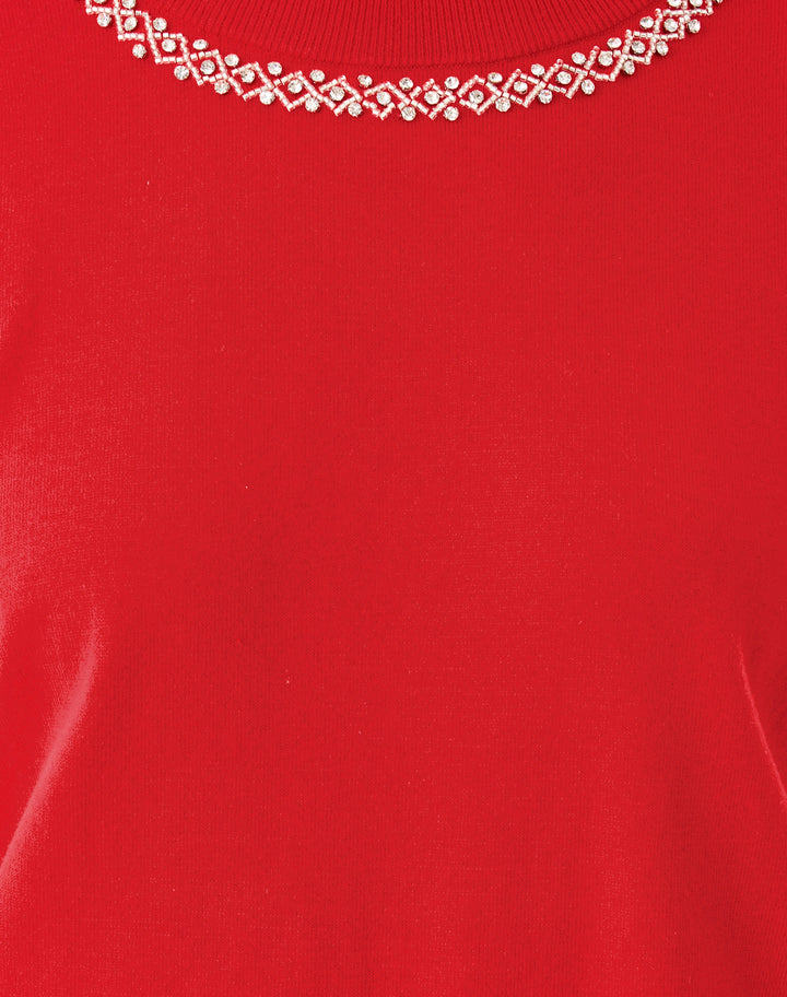 Morgen Sweater - Cranberry Red