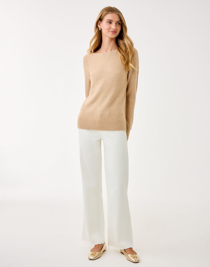 Lola Sequin Sweater- Gold Metallic