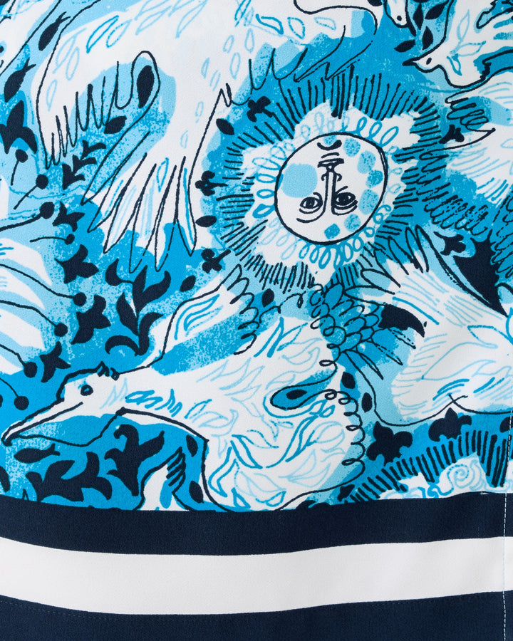 Kenlyn Mini Skort - Bellevue Blue Lilly Gulls
