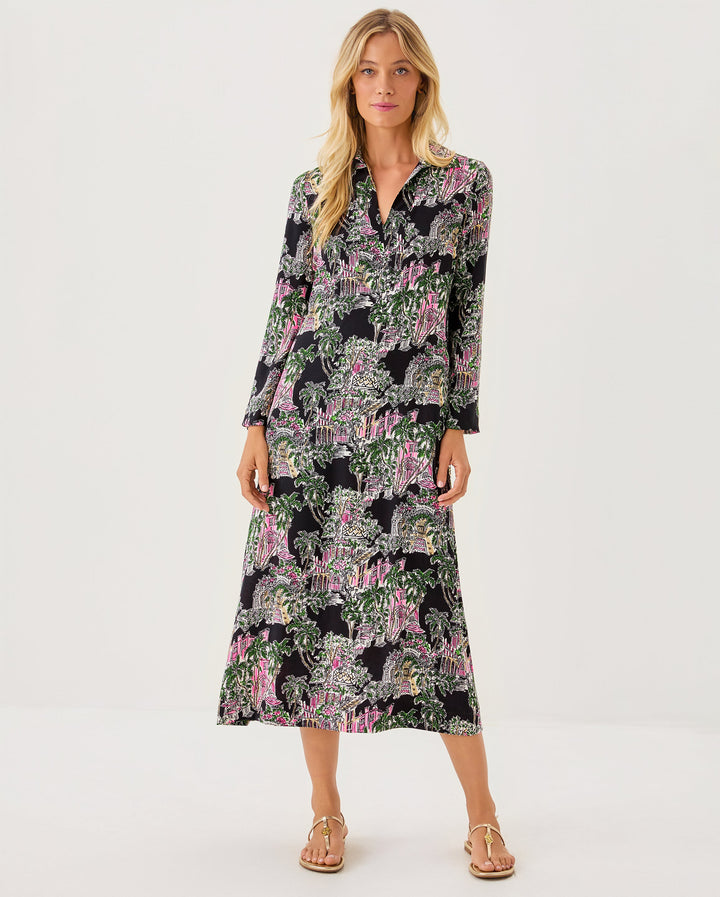 Simona Dress - Onyx Pb Anniversary Toile