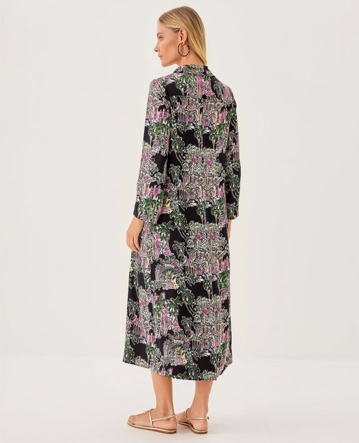 Simona Dress - Onyx Pb Anniversary Toile