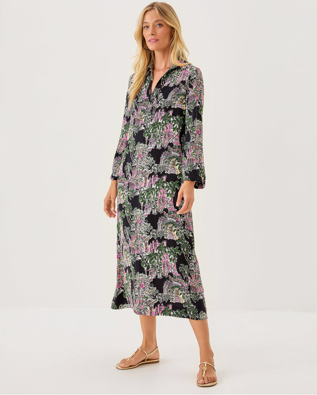 Simona Dress - Onyx Pb Anniversary Toile