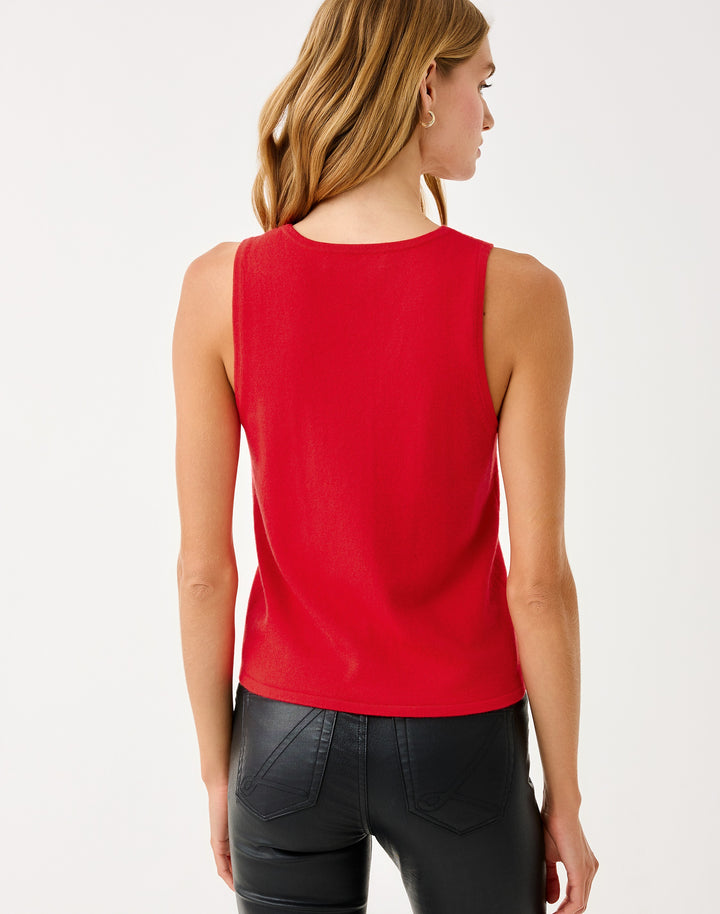 Harp Sweater Shell - Cranberry