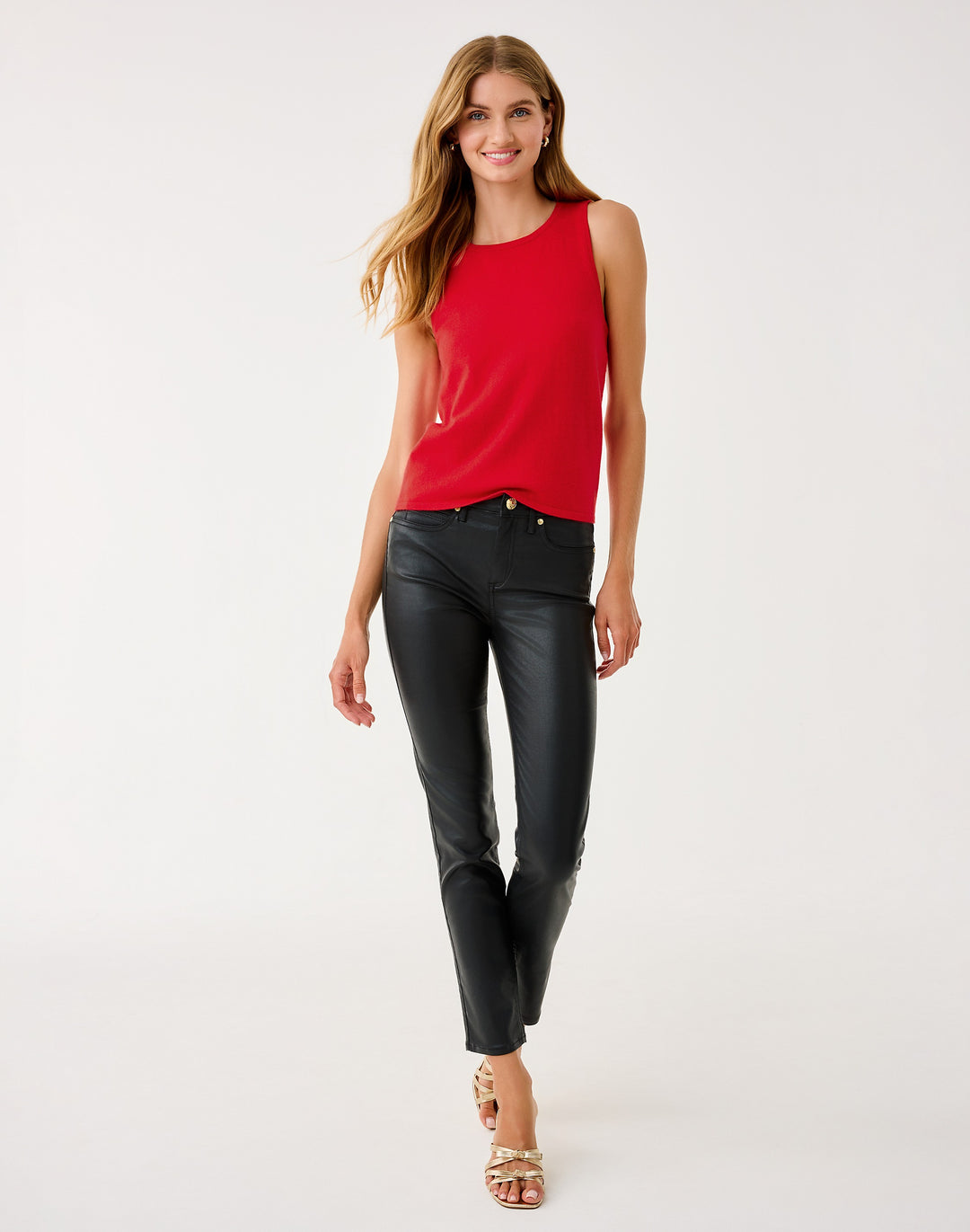 Harp Sweater Shell - Cranberry