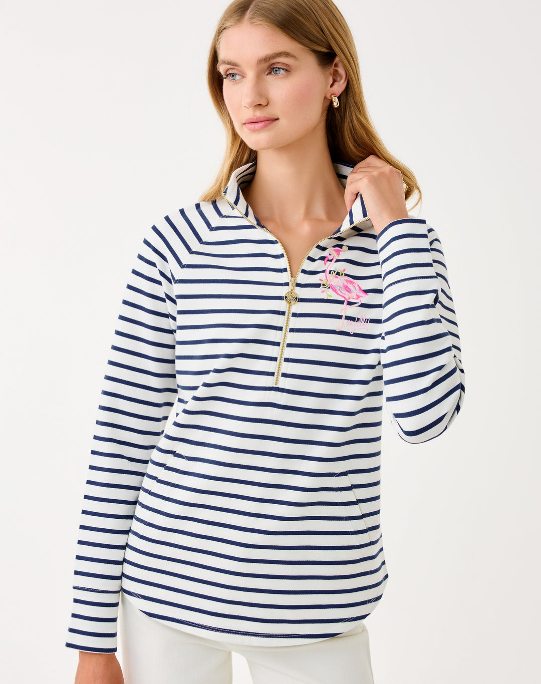 Skipper Popover - Multi Holiday Flamingo Graphic
